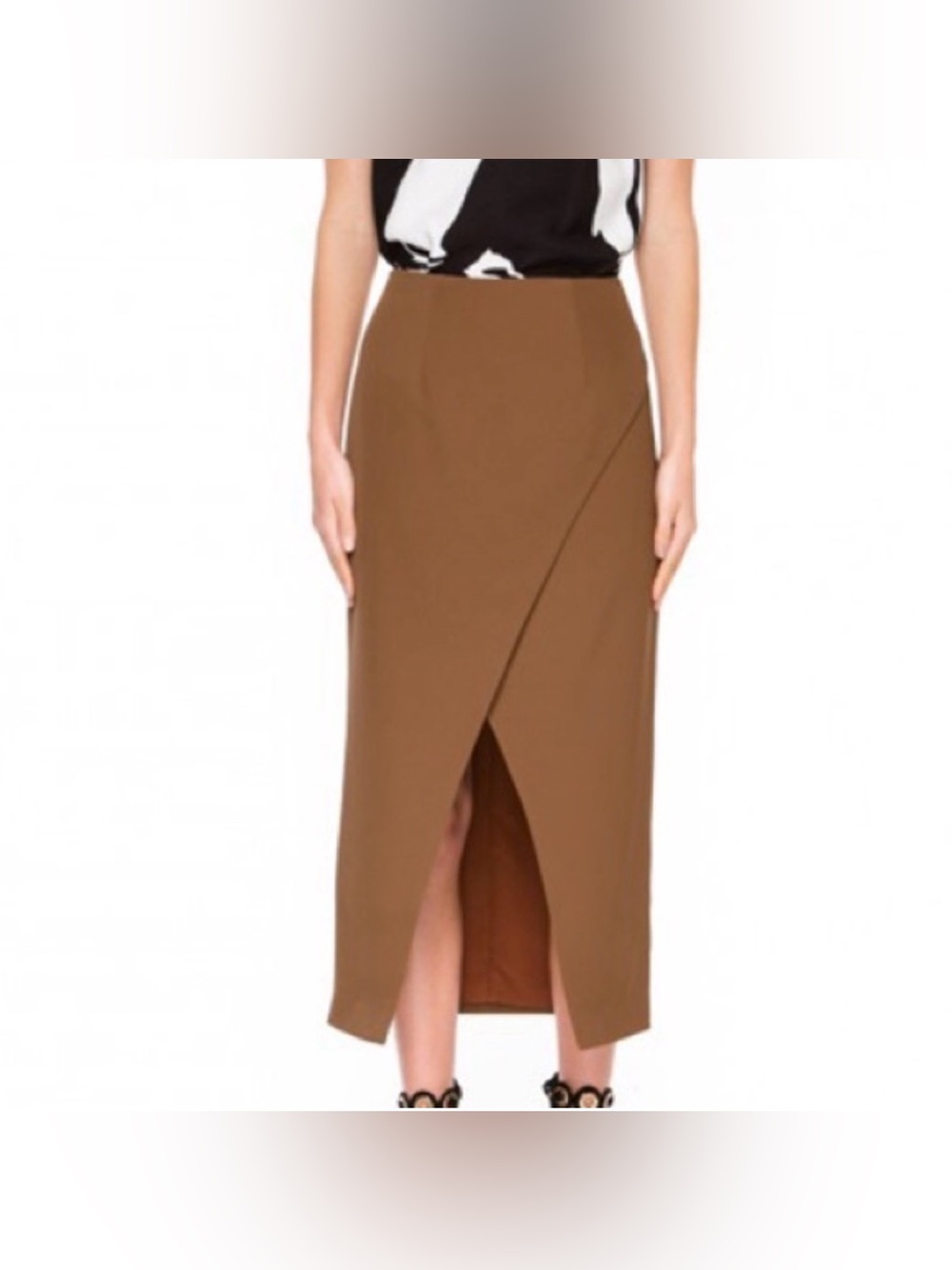 NWT Finders Keepers High Road Tan Skirt - L